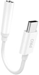 Adapter USB Type C to headphones jack 3.5mm (female) White
