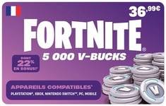 Code de téléchargement Epic Games Fortnite 5000 V-Bucks