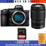Nikon Z5 + Z 24-200mm f/4-6.3 VR + 1 SanDisk 128GB Extreme PRO UHS-II SDXC 300 MB/s + Guide PDF ""20 TECHNIQUES POUR RÉUSSIR VOS PHOTOS