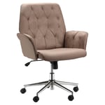 Computer Chair withArmrest Modern Style Tufted Home Office Dining Room