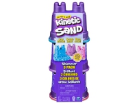 Kinetic Sand KNS RFL SglShmrMltPk Vert UPCX FR GML, Magisk sand för barn, 4 År, Giftfri, Blå, Rosa, Lila