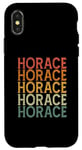 iPhone X/XS Retro Custom First Name Horace Case