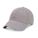 CHOK.LIDS Everyday Premium Dad Hat Unisex Baseball Cap for Men and Women Adjustable Lightweight Polo Style Curved Brim (London Grey)