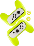 Joycon Grip Bracket Pour Ns Switch Oled & Switch Joy Con Controller Accessoires Hand Grip Holder Accessories-Jaune Vert