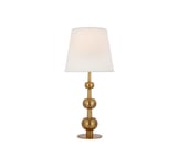 Comtesse bordslampa trippel antik mässing M