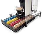 RECAPS Coffee Capsule Storage Drawer Coffee Pod Holder Compatible with Nespresso Vertuo - Coffee Pod Storage Drawer Holder for 40 Capsule(Coffee Pods NOT Included)