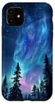 iPhone 11 Starlit Lights North Lights Space Case