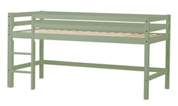 Hoppekids Halvhøj Seng ECO Dream 90x200, Pale Green