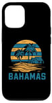 Coque pour iPhone 14 Pro « BAHAMAS » Retro Sunset Vacation Dream
