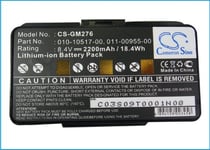 Rechargeable battery for Garmin GPSMAP 296 2200mAh Li-Ion