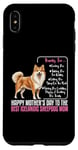 Coque pour iPhone XS Max Happy Mother's Day To The Best Islandic Sheepdog Mom