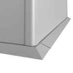 Biohort Sockel till Blomlåda 100 mm Socklar L100 metallic silver B130929