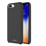 Liquid Silicone Case för iPhone 7 Plus och 8 Plus - Black