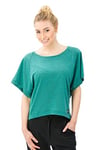 super. Natural W Motion peyto Femme en Laine mérinos T-Shirt M Aloe Green 3D