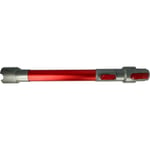 Tube d'aspirateur remplacement pour Dyson 967477-06, 967477-07, 967477-08 pour aspirateur - 44,5 - 66,5 cm, gris / rouge - Vhbw