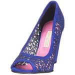 Buffalo London 10265-194 Kid Suede Mesh BLUE260 115800, Escarpins Femme - Bleu-TR-L-1-99, 40 EU