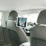 Universell 360° bilhållare för Surfplattor - Svart