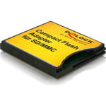 Adapter för att kunna köra ett SD/SDHC/MMC-kort i en Compact Flash-slot