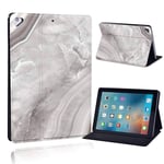 FINDING CASE Fit Apple iPad Air/Air 2 / Pro 9.7" Tablet - Printed PU Flip Leather Smart Lightweight Shell Stand Cover Case for iPad Air/Air 2 / Pro 9.7" (bardiglio gray marble)