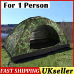 	Portable Pop Up Hiking Tent Single Person Family Camping Outdoor Shelter UK