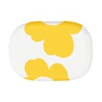 Marimekko Iso Unikko tarjoiluastia 25x36 cm White-spring yellow