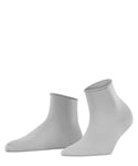 FALKE Women's Cotton Touch Short Socks Low Cut Black White More Colours Thin Plain Without Pattern With Rolled Soft Tops For Summer Or Winter 1 Pair