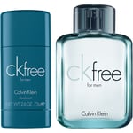 CK Free For Men Duo EdT 30ml, Deostick 75ml - 