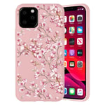 Yoedge Pink Silicone Case for Samsung Galaxy A52 5G 6.5″ Anti-Scratch Shockproof Case Soft TPU Creative Stylish Protective Cover for Samsung A52 Drop Protection Non-slip Bumper Cases,Cherry blossom