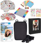 HP Sprocket Papier Photo Zink 3,5 x 4,25" - Kit : 50 Paquets de Papier Zink, étui, Album Photo, marqueurs, Ensembles d'autocollants