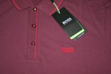 New Hugo Boss mens purple polo t-shirt paule paddy golf pro jeans suit top XL