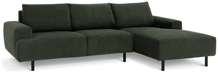 Habitat Julien Fabric Right Hand Corner Chaise Sofa - Green