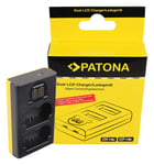 Patona Dual LCD USB Lader for Fuji NP-W235 Fujifilm X-T4 XT4 150601888 (Kan sendes i brev)