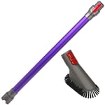 Purple Rod Wand Tube Pipe for DYSON V8 SV10 Vacuum + Mini Soft Dusting Brush