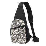 Animal Print Cheetah Print Leopard Print Baby Girl Nursery Sling bag, Lightweight shoulder Backpack chest pack crossbody Bags Travel Hiking Daypacks for Men Women
