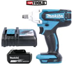 Makita DTW190Z 18V Li-Ion 1/2" Impact Wrench Body With 1 x 6Ah Battery & Charger