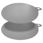 COVERCOOK 2 Pack Induction Hob Protector Mat for Stove Surface Protection and Tableware Pads, Nonslip Silicone Fiberglass Heat...