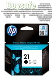 HP 21 Black Original Ink Cartridge Page Yield 190 (P/N C9351AE)