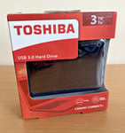 Toshiba Canvio Connect II USB 3.0 3TB External Hard Drive Portable NEW SEALED