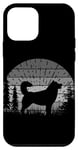 Coque pour iPhone 12 mini Husky de Sibérie drôle Husky Amoureux des chiens vintage