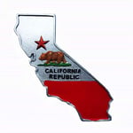 California State Map 3D Fridge Magnet Crafts Souvenir Resin Refrigerator Magnets Collection Travel Gift
