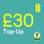 EA EE £30 Pay As You Go Top-Up Voucher