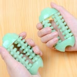 Hand Finger Massager Dual Roller Joint Relaxing Beauty Nail Plas