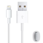 Cable USB Sync Data & Chargingpour iPhone 5 & 5C & 5S / iPad mini / mini 2 Retina / iPad 4 / iPod touch 5, Compatible with iOS 7 (Length: 1m, Blanc)