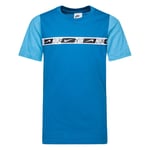 Nike T-Shirt NSW Repeat - Blå/Vit Barn adult DQ5102-407