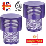 2 x Washable Hepa Big Filters For Dyson SV12 Animal V10 Cordless Vacuum Cleaners