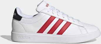 Adidas Adidas Grand Court Cloudfoam Comfort Skor Urheilu CLOUD WHITE / BETTER SCARLET / CORE BLACK