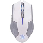 lliang Souris Rechargeable Wireless Mouse Mute Butto Gaming Mice Lithium Battery Built-in pour Pc Laptop Computer