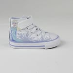 Converse X Frozen 2 Hi Toddlers/infants Trainers White Size 2,3,4,5,6,7,8,9,10.