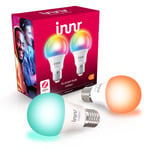 Innr - Smart Bulb E27 Color - 2-pakning- Zigbee