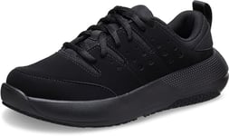 Crocs Women's On The Clock Work Sneaker W, Triple Black, 6 UK